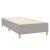 Cadru de pat box spring, gri deschis, 90x200 cm, textil GartenMobel Dekor