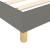 Cadru de pat box spring, gri închis, 90x200 cm, textil GartenMobel Dekor
