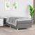 Cadru de pat box spring, gri închis, 90x200 cm, textil GartenMobel Dekor