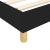 Cadru de pat box spring, negru, 90x200 cm, textil GartenMobel Dekor