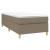 Cadru de pat box spring, gri taupe, 90x200 cm, textil GartenMobel Dekor