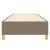 Cadru de pat box spring, gri taupe, 90x200 cm, textil GartenMobel Dekor
