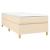 Cadru de pat box spring, crem, 90x200 cm, textil GartenMobel Dekor