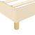 Cadru de pat box spring, crem, 90x200 cm, textil GartenMobel Dekor
