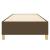 Cadru de pat box spring, maro închis, 100x200 cm, textil GartenMobel Dekor