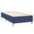 Cadru de pat box spring, albastru, 100x200 cm, textil GartenMobel Dekor