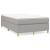Cadru de pat box spring, gri deschis, 120x200 cm, textil GartenMobel Dekor