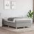 Cadru de pat box spring, gri deschis, 120x200 cm, textil GartenMobel Dekor