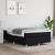 Cadru de pat box spring, negru, 120x200 cm, textil GartenMobel Dekor