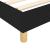 Cadru de pat box spring, negru, 120x200 cm, textil GartenMobel Dekor