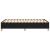 Cadru de pat box spring, negru, 120x200 cm, textil GartenMobel Dekor