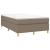 Cadru de pat box spring, gri taupe, 120x200 cm, textil GartenMobel Dekor