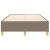 Cadru de pat box spring, gri taupe, 120x200 cm, textil GartenMobel Dekor