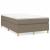 Cadru de pat box spring, gri taupe, 120x200 cm, textil GartenMobel Dekor