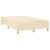 Cadru de pat box spring, crem, 120x200 cm, textil GartenMobel Dekor