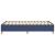 Cadru de pat box spring, albastru, 120x200 cm, textil GartenMobel Dekor