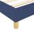 Cadru de pat box spring, albastru, 120x200 cm, textil GartenMobel Dekor