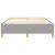 Cadru de pat box spring, gri deschis, 140x190 cm, textil GartenMobel Dekor