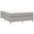 Cadru de pat box spring, gri deschis, 140x190 cm, textil GartenMobel Dekor