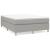 Cadru de pat box spring, gri deschis, 140x190 cm, textil GartenMobel Dekor