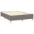 Cadru de pat box spring, gri închis, 140x190 cm, textil GartenMobel Dekor