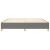 Cadru de pat box spring, gri închis, 140x190 cm, textil GartenMobel Dekor
