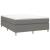 Cadru de pat box spring, gri închis, 140x190 cm, textil GartenMobel Dekor