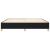Cadru de pat box spring, negru, 140x190 cm, textil GartenMobel Dekor