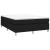 Cadru de pat box spring, negru, 140x190 cm, textil GartenMobel Dekor