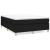 Cadru de pat box spring, negru, 140x190 cm, textil GartenMobel Dekor