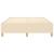 Cadru de pat box spring, crem, 140x190 cm, textil GartenMobel Dekor