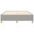 Cadru de pat box spring, gri deschis, 140x200 cm, textil GartenMobel Dekor