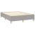 Cadru de pat box spring, gri deschis, 140x200 cm, textil GartenMobel Dekor