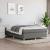 Cadru de pat box spring, gri închis, 140x200 cm, textil GartenMobel Dekor