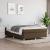 Cadru de pat box spring, maro închis, 140x200 cm, textil GartenMobel Dekor