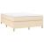 Cadru de pat box spring, crem, 140x200 cm, textil GartenMobel Dekor