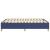 Cadru de pat box spring, albastru, 140x200 cm, textil GartenMobel Dekor