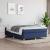 Cadru de pat box spring, albastru, 140x200 cm, textil GartenMobel Dekor