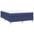 Cadru de pat box spring, albastru, 140x200 cm, textil GartenMobel Dekor