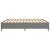 Cadru de pat box spring, gri închis, 160x200 cm, textil GartenMobel Dekor