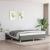 Cadru de pat box spring, gri închis, 160x200 cm, textil GartenMobel Dekor