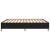 Cadru de pat box spring, negru, 160x200 cm, textil GartenMobel Dekor