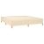 Cadru de pat box spring, crem, 160x200 cm, textil GartenMobel Dekor
