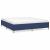 Cadru de pat box spring, albastru, 160x200 cm, textil GartenMobel Dekor