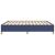 Cadru de pat box spring, albastru, 160x200 cm, textil GartenMobel Dekor