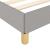 Cadru de pat box spring, gri deschis, 180x200 cm, textil GartenMobel Dekor