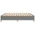 Cadru de pat box spring, gri închis, 180x200 cm, textil GartenMobel Dekor