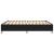 Cadru de pat box spring, negru, 180x200 cm, textil GartenMobel Dekor