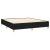 Cadru de pat box spring, negru, 180x200 cm, textil GartenMobel Dekor