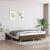 Cadru de pat box spring, maro închis, 180x200 cm, textil GartenMobel Dekor
